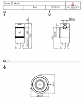 Камин-печь Spartherm Passo XS Tripod