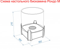 Биокамин настольный 