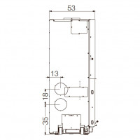 Каминная топка WINDO 120 N BIANCO (EdilKamin)