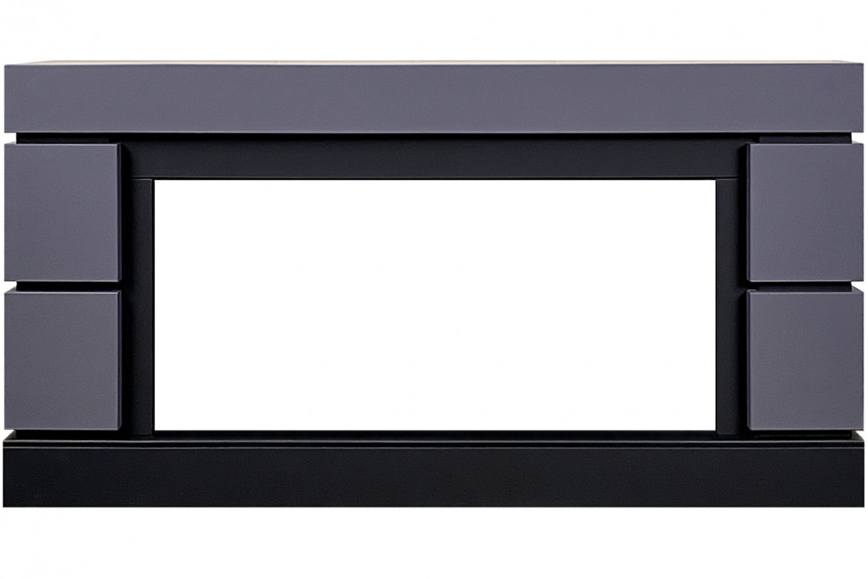 Каминокомплект Modern 42 (Разборный) - Серый графит с очагом Vision 42 LOG LED