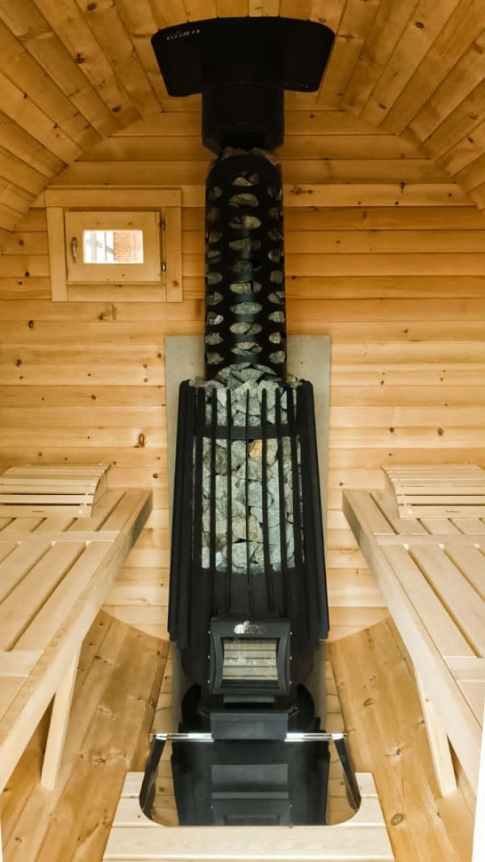 Дровяная банная печь Grill'D Cometa Vega 180 Long