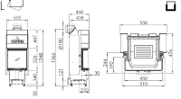 Топка Spartherm Linear 4S Varia C45h