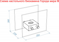 Биокамин настольный 
