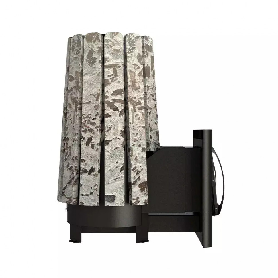 Дровяная банная печь Grill'D Cometa Vega 180 Long Window Max Stone (Серпентинит)