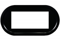 Каминокомплект Ellipse - Черный (ширина 1450 мм) с очагом Vision 42 LED