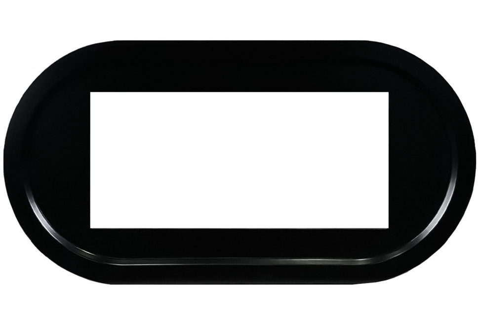 Каминокомплект Ellipse - Черный (ширина 1450 мм) с очагом Vision 42 LED