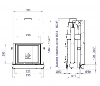 Каминная топка F 750B (Stav)