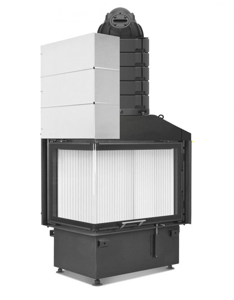 Стальная топка Hoxter ECKA 67/45/51Lh, с аккумулятивным комплектом