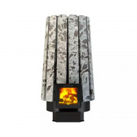 Дровяная банная печь Grill'D Cometa Vega 180 Long Stone Pro (Серпентинит)