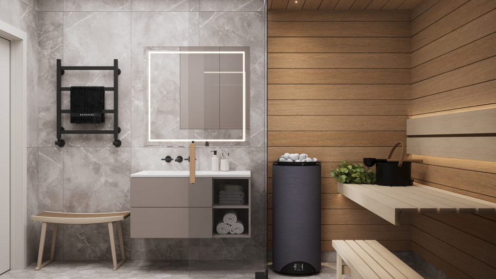 Электрическая печь для бани и сауны Sangens L12C Ceramic
