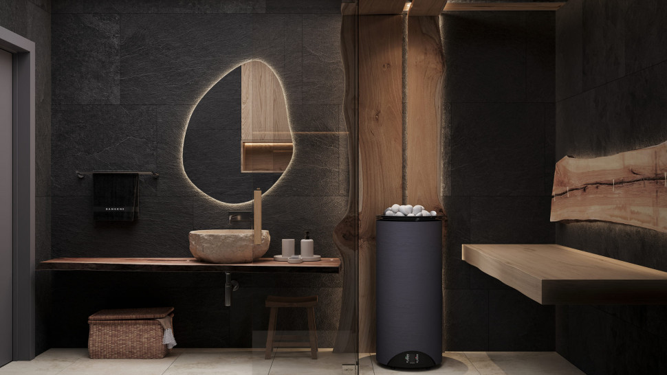 Электрическая печь для бани и сауны Sangens L12C Ceramic