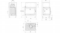 Топка Kratki ZUZIA/ECO/L/BS/DECO