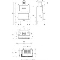 Дровяная топка MT 381 D/S VA