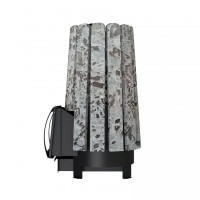 Дровяная банная печь Grill'D Cometa Vega 180 Short Window Max Stone (Серпентинит)