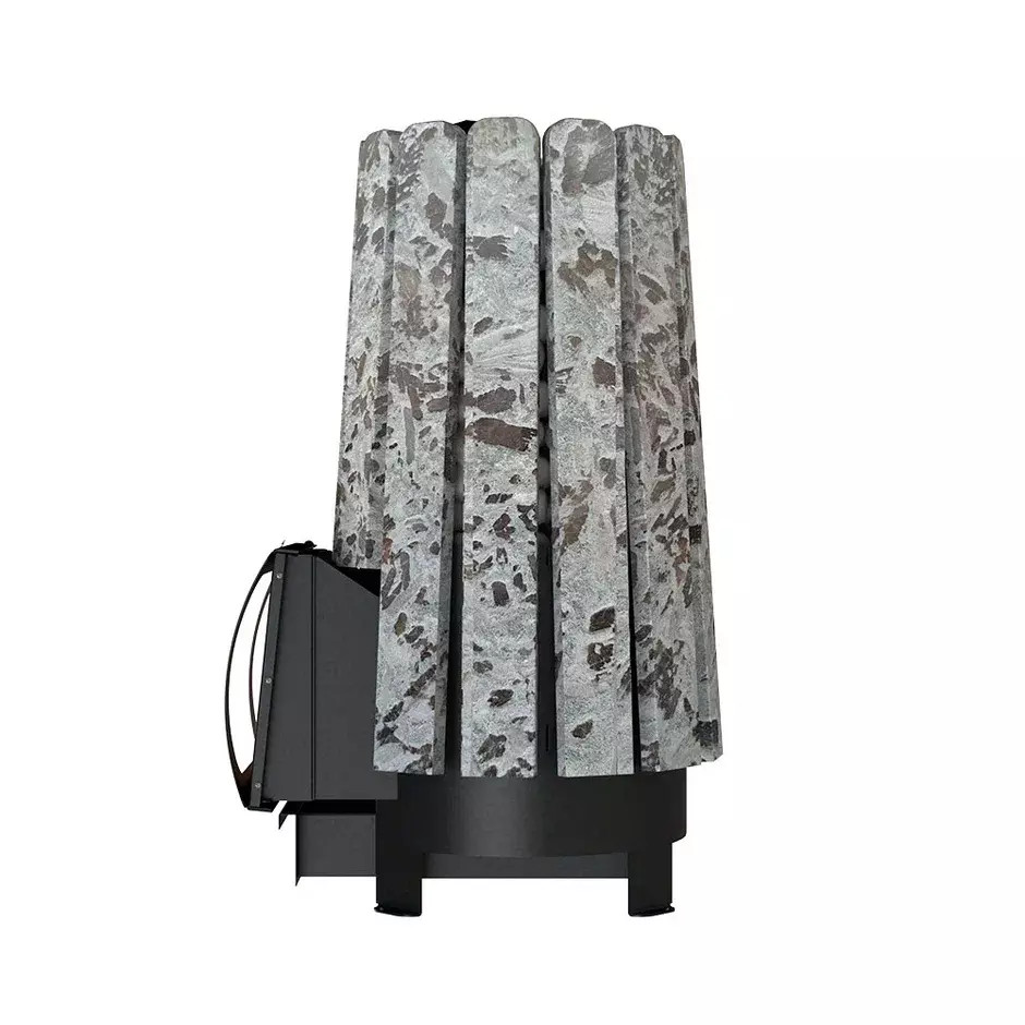 Дровяная банная печь Grill'D Cometa Vega 180 Short Window Max Stone (Серпентинит)