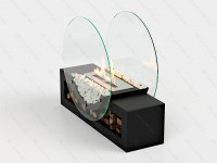 Напольный биокамин Lux Fire 