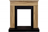 Каминокомплект Bergen (Разборный) - Дуб галифакс (Ширина 900 мм) с очагом Majestic FX Brass