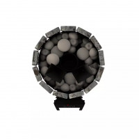 Дровяная банная печь Grill'D Cometa Vega 180 Short Stone (Серпентинит)