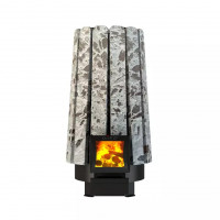 Дровяная банная печь Grill'D Cometa Vega 180 Short Stone Pro (Серпентинит)