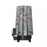Дровяная банная печь Grill'D Cometa Vega 180 Short Stone Pro (Серпентинит)
