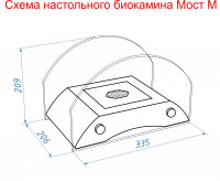 Биокамин настольный 