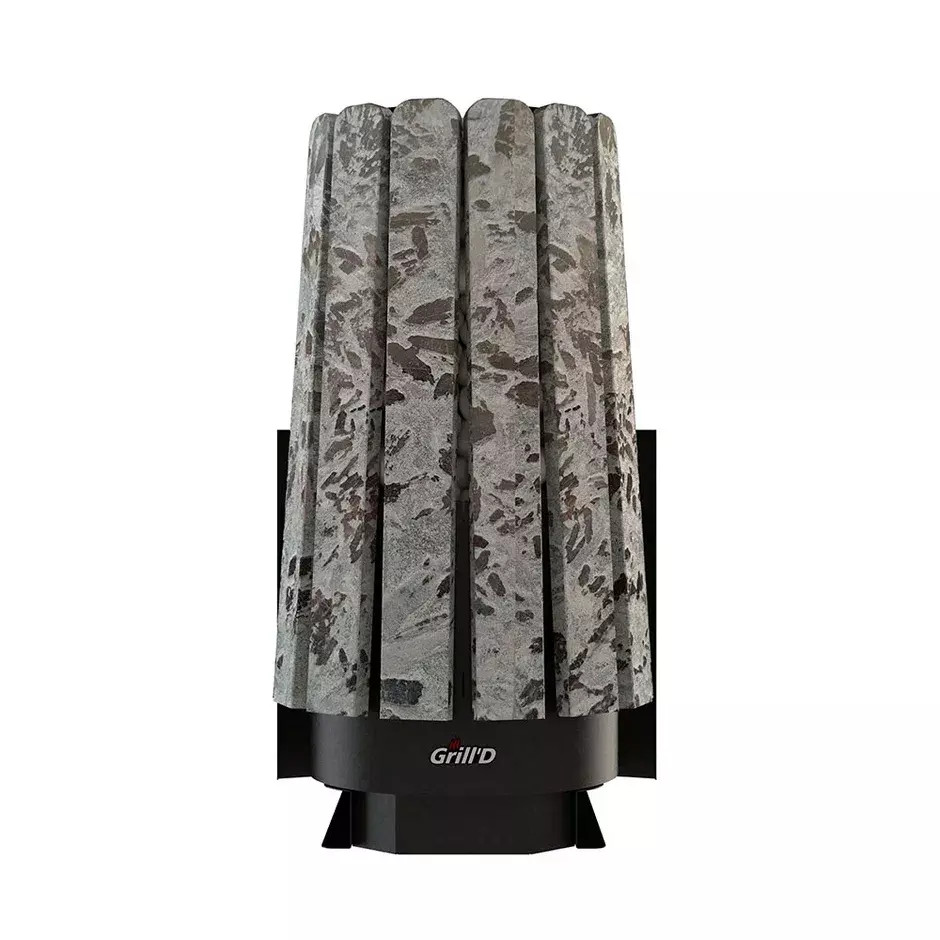 Дровяная банная печь Grill'D Cometa Vega 180 Window Stone (Серпентинит)