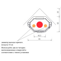 Каминная топка TEKNO 3 UP N (EdilKamin)