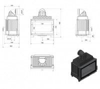 Топка Kratki FRANEK/14 DECO