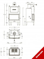Дровяная топка MT 381 D/S VC