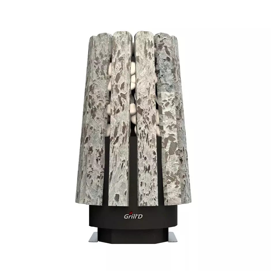 Дровяная банная печь Grill'D Cometa Vega 350 Short Window Max Stone (Серпентинит)