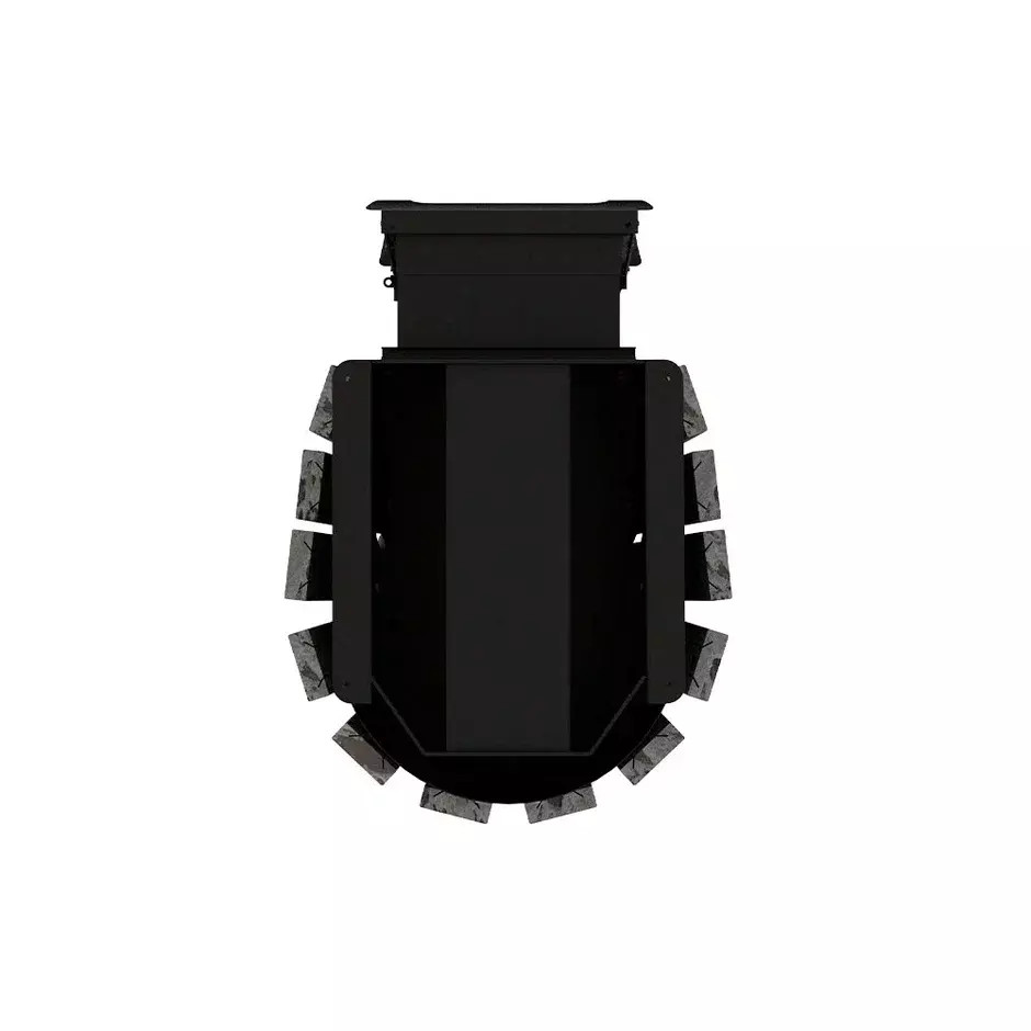 Дровяная банная печь Grill'D Cometa Vega 350 Short Window Max Stone (Серпентинит)