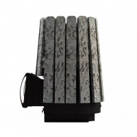 Дровяная банная печь Grill'D Cometa Vega 350 Short Window Max Stone Pro (Серпентинит)