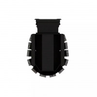 Дровяная банная печь Grill'D Cometa Vega 350 Short Window Max Stone Pro (Серпентинит)