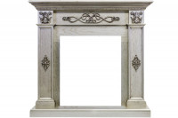 Каминокомплект Derby - Old silver с очагом Cavendish