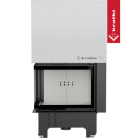 Топка Kratki PRO VNL/700/480 угловое стекло слева, гильотина
