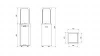 Нагреватель газовый Kratki Patio Light сталь, цвет гранит