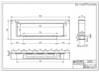 Биокамин Orion 1200 с белой рамкой (ZeFire)