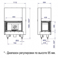 Каминная топка CFR 850B (Stav)