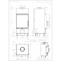 Стальная топка Romotop HEAT 2G 42.50.01 AKUM