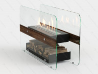 Напольный биокамин Lux Fire 