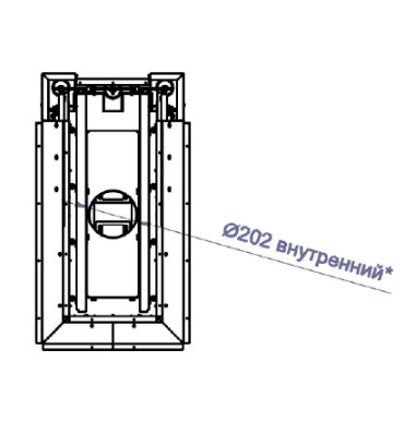 Каминная топка 3VLF 850W (Stav)