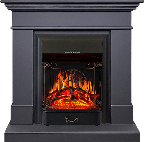 Каминокомплект California SFT (Разборный) - Серый графит с очагом Majestic FX Black
