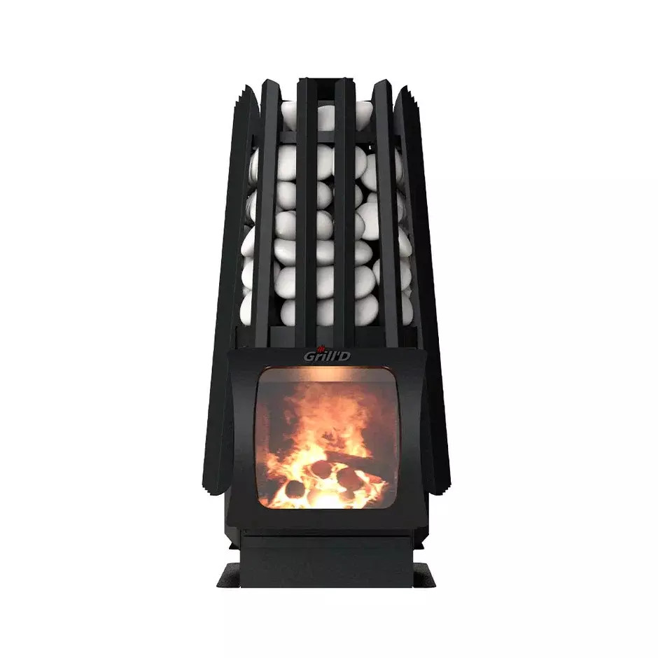 Дровяная банная печь Grill'D Cometa Vega 350 Short Window Max Pro