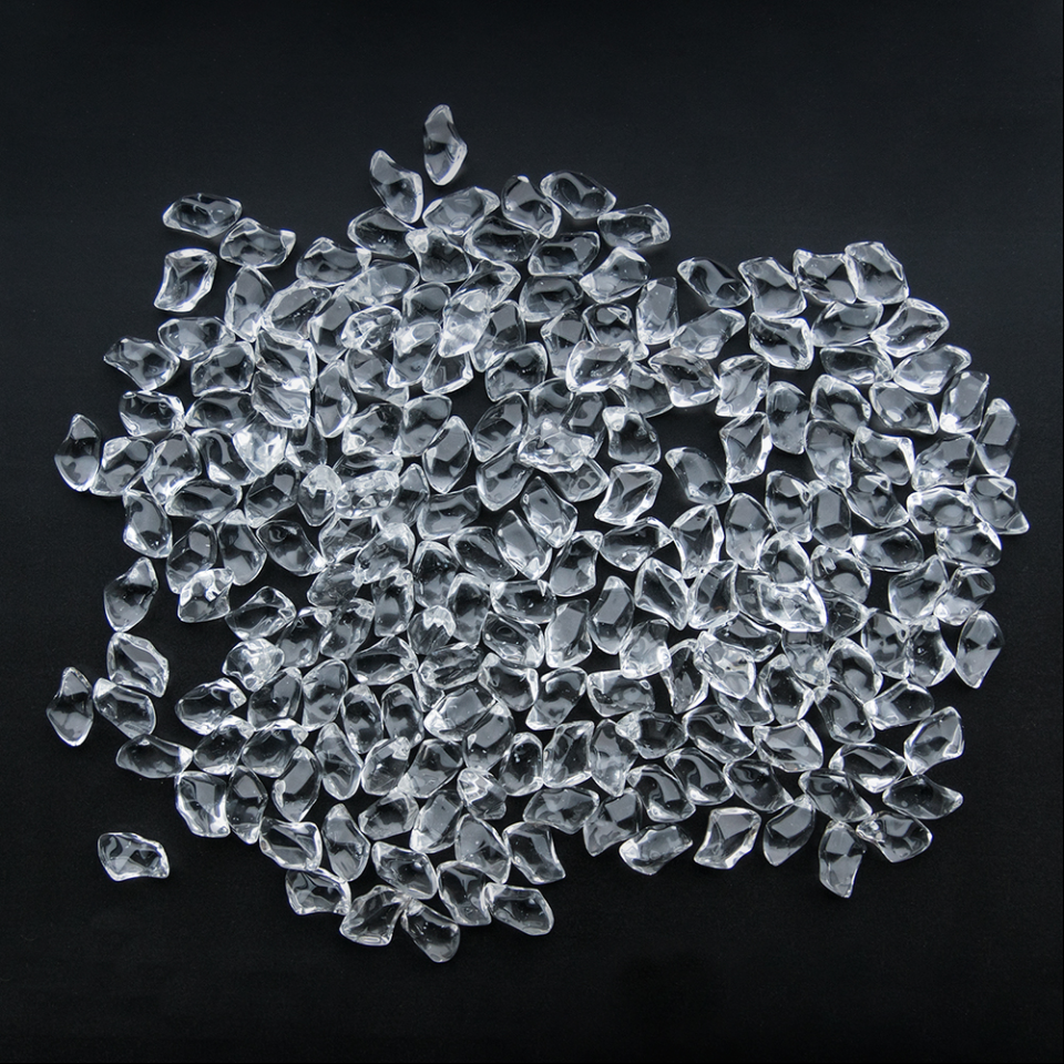 Декор Kratki Fire Glass Кристалл прозрачный , 1кг